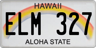 HI license plate ELM327