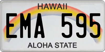 HI license plate EMA595