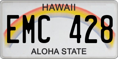 HI license plate EMC428