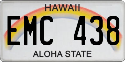 HI license plate EMC438