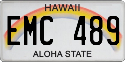 HI license plate EMC489