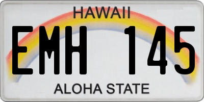 HI license plate EMH145