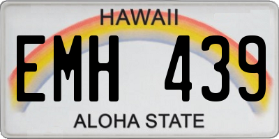 HI license plate EMH439