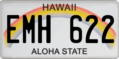 HI license plate EMH622