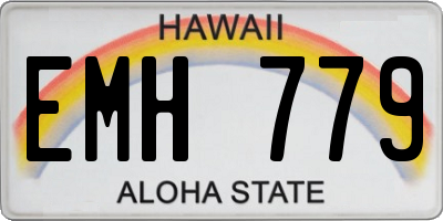HI license plate EMH779