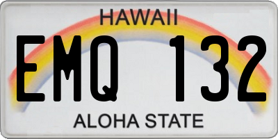 HI license plate EMQ132