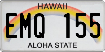 HI license plate EMQ155