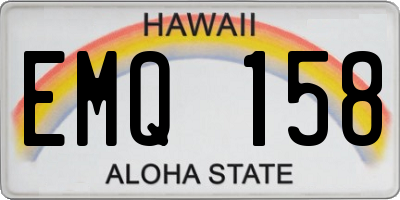 HI license plate EMQ158