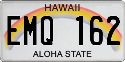 HI license plate EMQ162