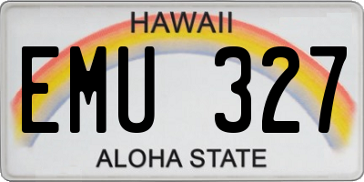 HI license plate EMU327
