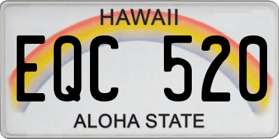 HI license plate EQC520