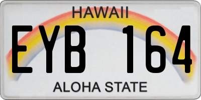HI license plate EYB164