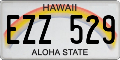 HI license plate EZZ529
