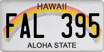 HI license plate FAL395