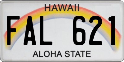 HI license plate FAL621
