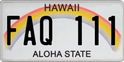 HI license plate FAQ111