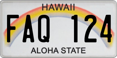 HI license plate FAQ124