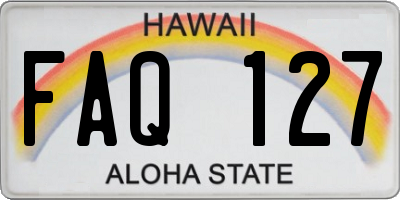 HI license plate FAQ127