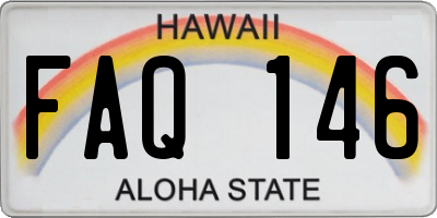 HI license plate FAQ146