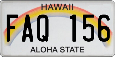 HI license plate FAQ156