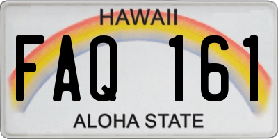 HI license plate FAQ161