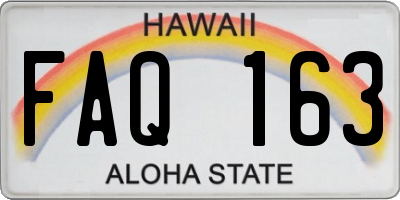 HI license plate FAQ163