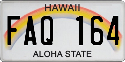 HI license plate FAQ164