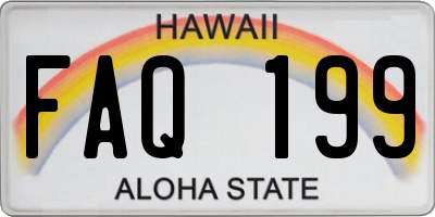 HI license plate FAQ199