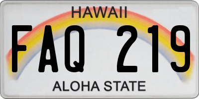 HI license plate FAQ219