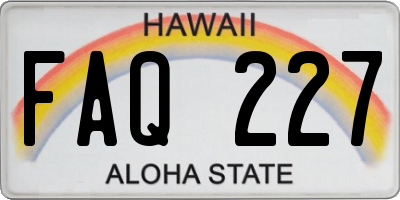 HI license plate FAQ227