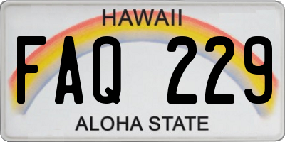 HI license plate FAQ229