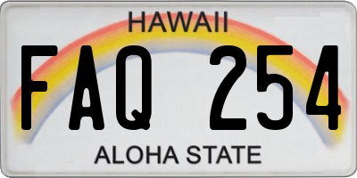 HI license plate FAQ254