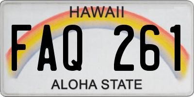 HI license plate FAQ261