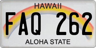 HI license plate FAQ262