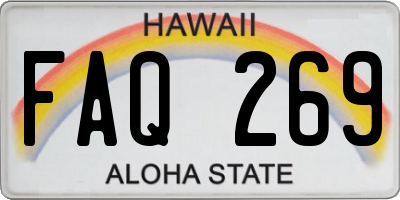 HI license plate FAQ269