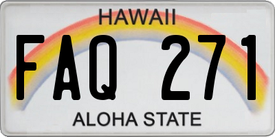 HI license plate FAQ271