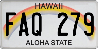 HI license plate FAQ279