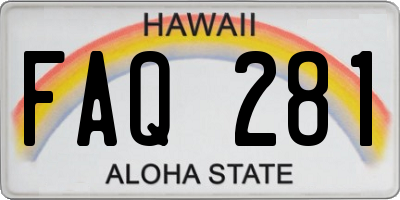 HI license plate FAQ281