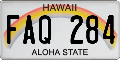 HI license plate FAQ284