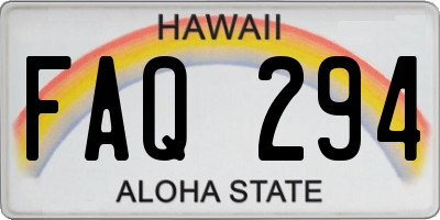 HI license plate FAQ294