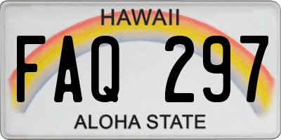 HI license plate FAQ297