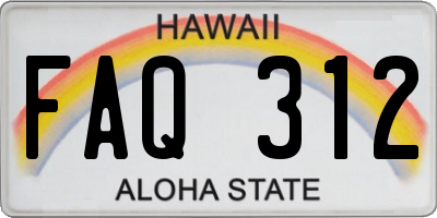 HI license plate FAQ312
