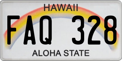 HI license plate FAQ328