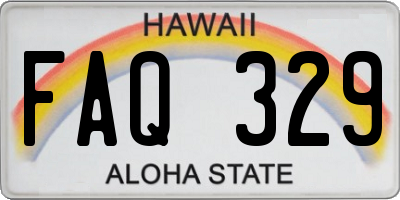 HI license plate FAQ329