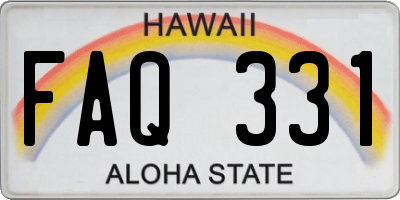 HI license plate FAQ331