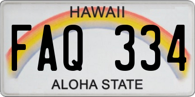 HI license plate FAQ334