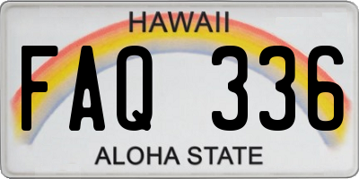 HI license plate FAQ336