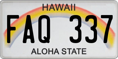 HI license plate FAQ337