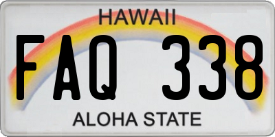 HI license plate FAQ338