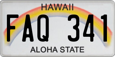 HI license plate FAQ341